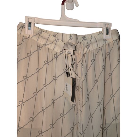 Calvin Klein Jeans Printed White Casual Trousers size medium - Picture 4 of 6